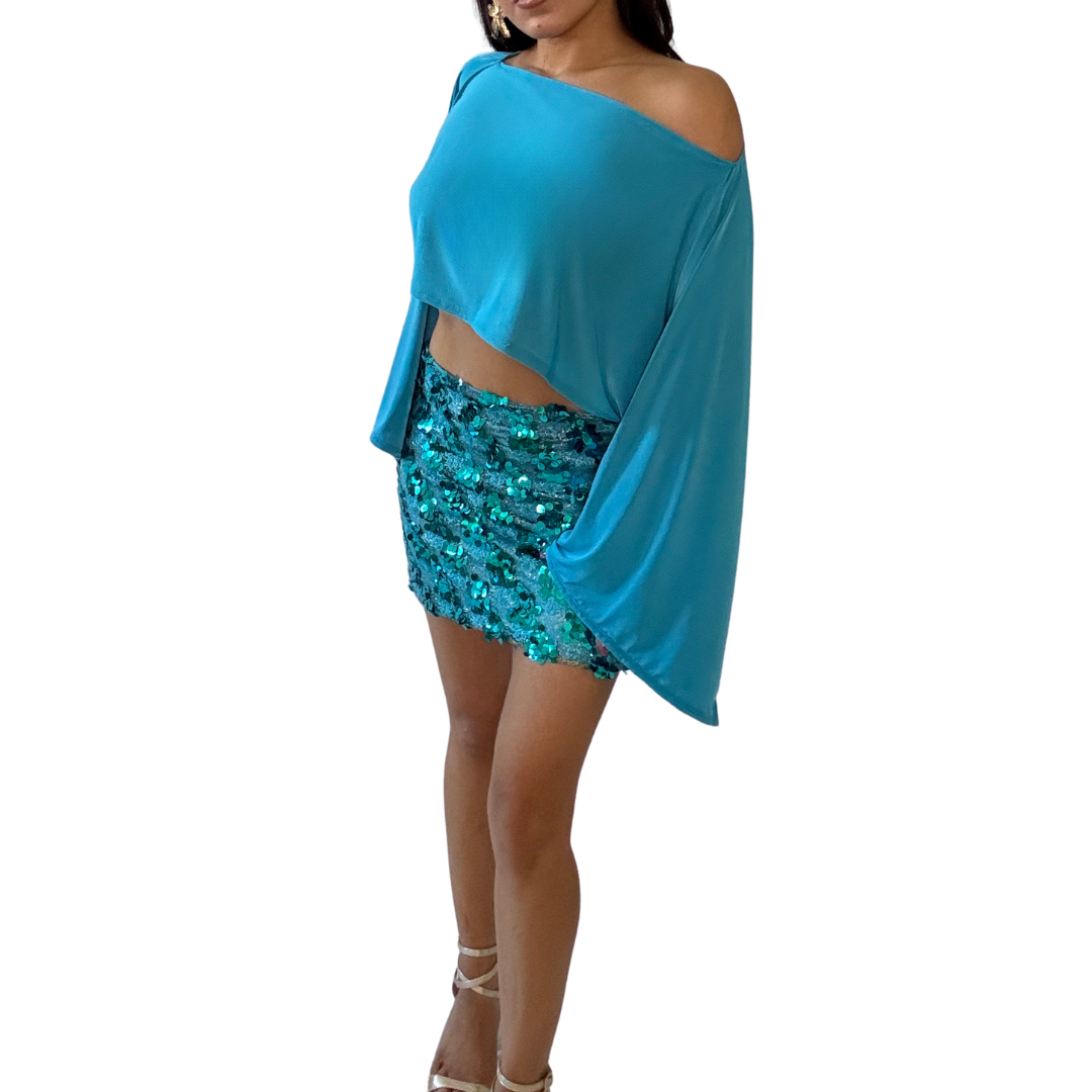 OCEAN BLUE TOP