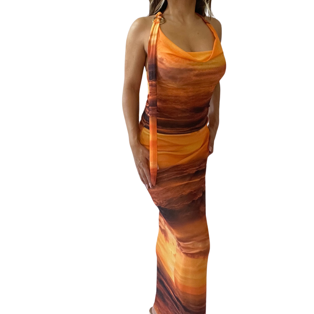 SUNSET HALTER