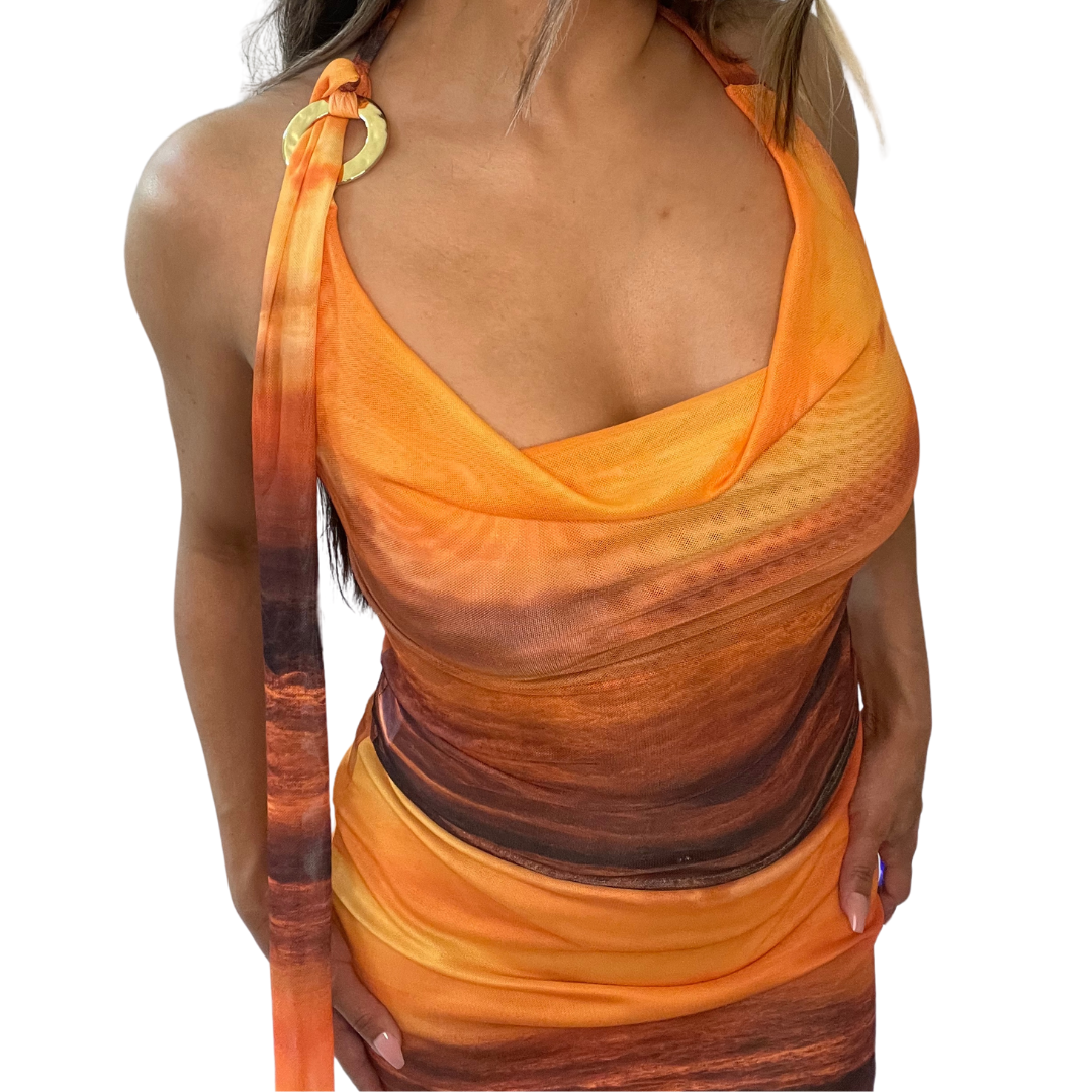 SUNSET HALTER