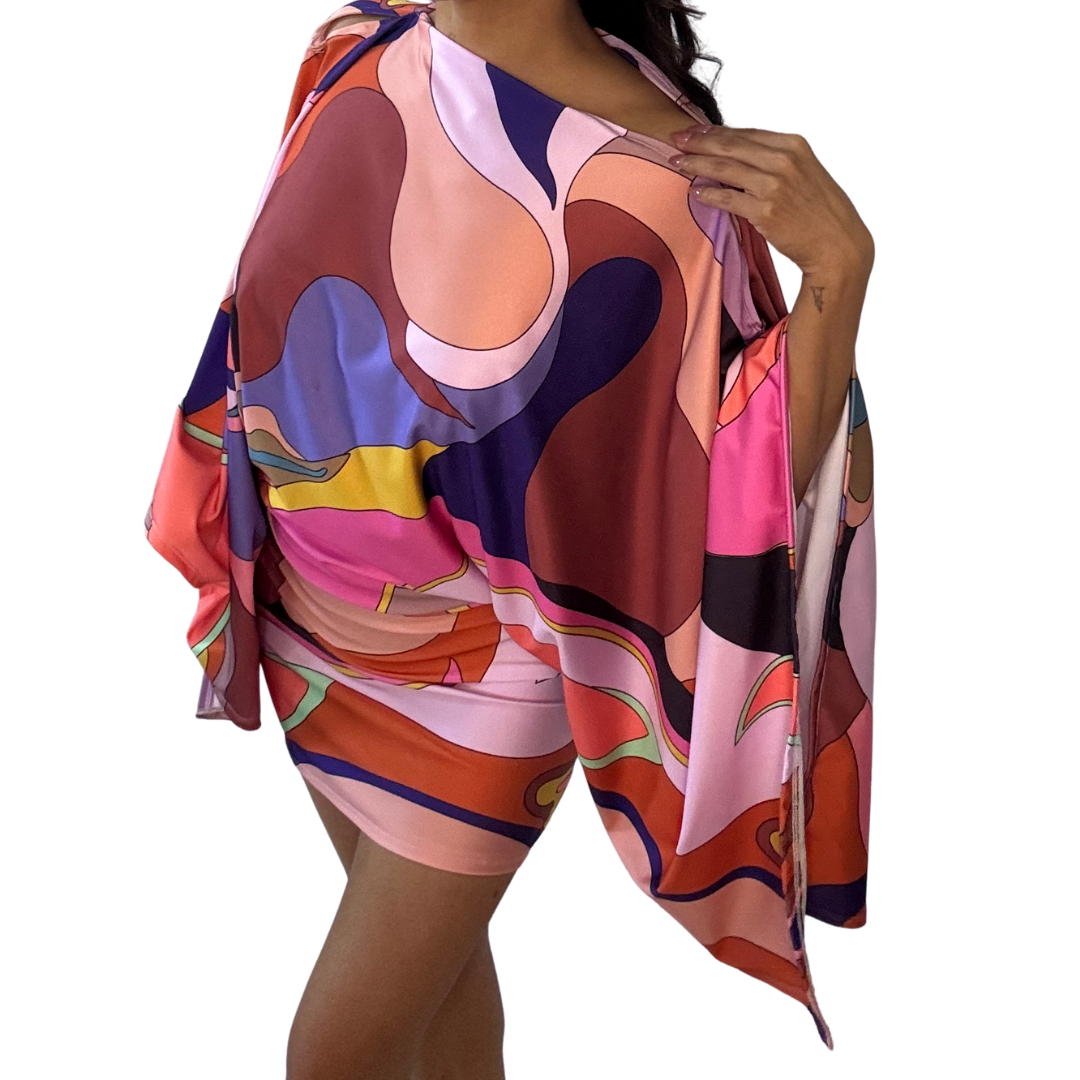 TROPICAL COCKTAIL DRESS