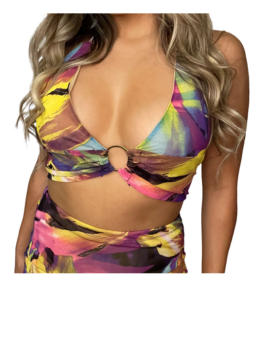 SWIRL HALTER