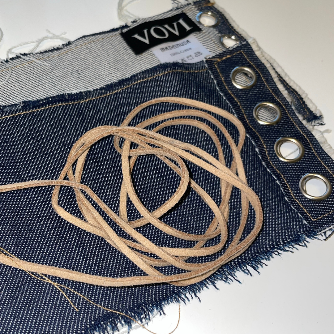 DARK DENIM BADDIE TOP