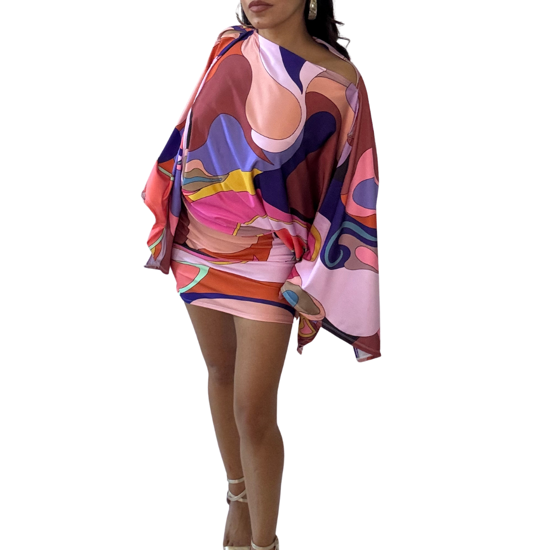 TROPICAL COCKTAIL DRESS