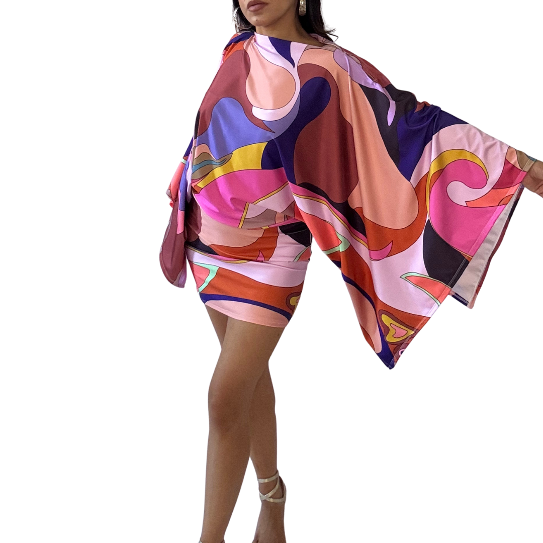 TROPICAL COCKTAIL DRESS